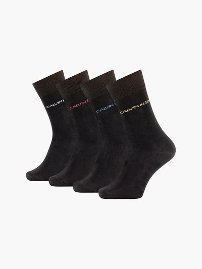 Calvin Klein Táskák & Kiegészítők HU541151 | Calvin Klein Crew Férfi Zokni Fekete